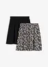 Lot de 2 jupes en jersey, bonprix