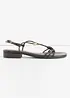 Riemchensandalen mit Metallic-Details, bonprix