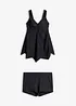 Long-Tankini mit Zick-Zack Saum (2-tlg.Set), bonprix