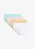 Panty aus weicher Baumwolle mit Spitzenband (4er Pack), bonprix