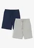 Lot de 2 bermudas sweat, bonprix
