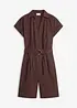 Jumpsuit mit Bindegürtel, bonprix