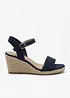 Sandales compensées Tamaris aspect raphia, Tamaris