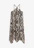 Transparentes Strand Maxikleid aus leichtem Chiffon, bonprix
