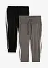 Jogginghose aus Baumwolle (2er Pack), Capri-Länge, bonprix