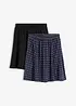 Lot de 2 jupes en jersey, bonprix