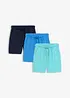 Lot de 3 bermudas en jersey 100% coton, bonprix