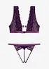 Bustier und Tanga String Ouvert (2-tlg.Set), bonprix
