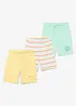 Lot de 3 bermudas en jersey 100% coton, bonprix