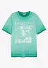T-shirt aspect délavé en coton, bonprix