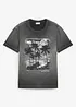 T-shirt aspect délavé, 100% coton, bonprix