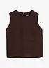 Kurzes Top aus reinem Leinen, bonprix