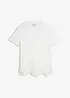 T-shirt avec soie et dentelle au crochet, bonprix