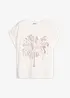 Shirt aus Baumwolle mit Nietenapplikation, bonprix