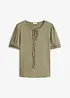 Shirt-Tunika mit Spitzenband, bonprix