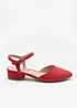 Escarpins slingback à talon bas, bonprix