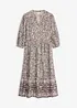 Robe midi en léger voile de coton, bonprix