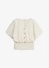 T-shirt en crêpe texturé, bonprix