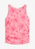 Jersey-Top aus softem Mesh, bonprix