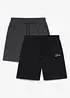 Lot de 2 shorts en jersey épais, bonprix