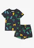 Set aus Shirt und kurze Hose (2-tlg.Set), bonprix