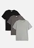 Lot de 3 T-shirts, bonprix