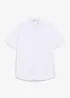 Kurzarmhemd aus Leinen-Mix in Regular Fit, bonprix