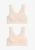 Feel Comfort Seamless Bustier (2er Pack), bonprix