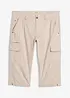 Cargo-Long-Bermuda aus reiner Baumwolle in Regular Fit, bonprix
