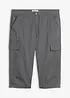 Cargo-Long-Bermuda aus reiner Baumwolle in Regular Fit, bonprix