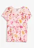 T-shirt à imprimé floral, bonprix