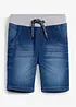 Bermuda en jean à taille élastiquée, regular, bonprix