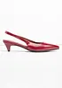 Slingpumps mit niedrigem Absatz, bonprix