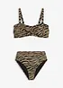 Balconette-Bikini aus glänzendem Material (2-tlg.Set), bonprix