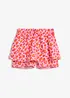 Jupe-short en gaze de coton légère, bonprix