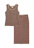 Top et jupe (ens. 2 pces) en coton extensible, bonprix