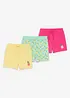 Jersey-Shorts aus reiner Bio-Baumwolle (3er Pack), bonprix