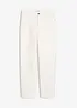 Pantalon barrel à taille élastiquée, bonprix
