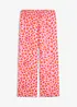 Pantalon taille élastiquée en gaze de coton, bonprix