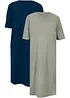 Lot de 2 robes T-shirt, bonprix