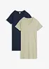 Lot de 2 robes oversize 100% coton, bonprix