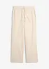 Leinen-Hose mit weitem Bein, bonprix