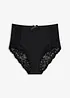 Slip taille haute avec dentelle, bonprix