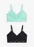 Lot de 2 brassières, bonprix