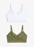 Lot de 2 brassières, bonprix