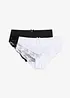 Lot de 2 culottes avec dentelle, bonprix