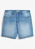 Short loose en jean léger à taille élastiquée, bonprix