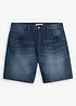 Short loose en jean léger à taille élastiquée, bonprix