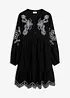 Tunika-Kleid aus fließender Viskose mit Stickerei, bonprix