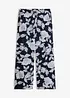 Pantalon palazzo imprimé en viscose, bonprix